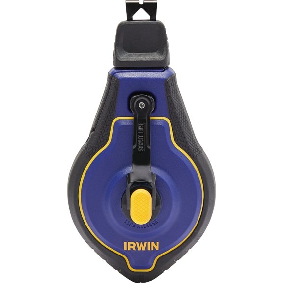 IRWIN Tools STRAIT-LINE Chalk Line, Speedline Pro Reel, 100 ft. IWHT48443
