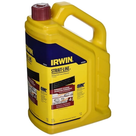 IRWIN Strait-Line Permanent Marking Chalk - Durable, Indigo Blue - 4 lb
