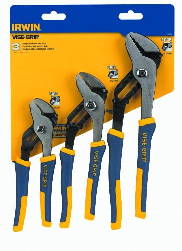 IRWIN Tools VISE-GRIP Groove Joint Pliers Set, 3-Piece (1773638)
