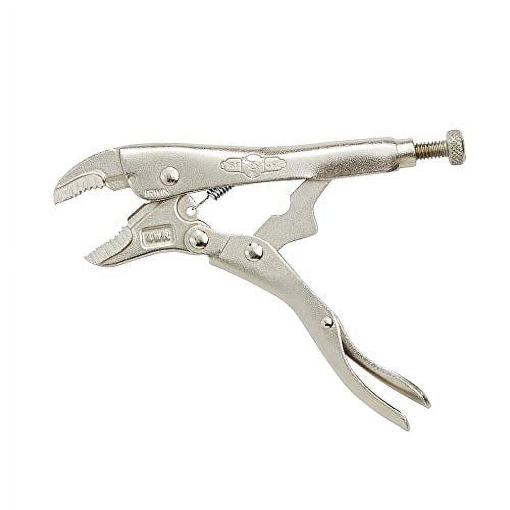 IRWIN VISEGRIP Curved Jaw Locking Pliers with Wire Cutter, 4Inch (10