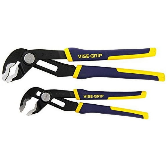 IRWIN VISE-GRIP GrooveLock Pliers Set, V-Jaw, 2-Piece (2078709)