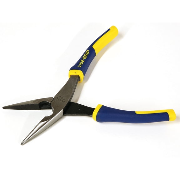 IRWIN VISE-GRIP Long Nose Pliers with Wire Cutter, 8-Inch (2078218)