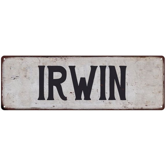 IRWIN Vintage Look Rustic Chic Metal Sign 6x18 106180036350