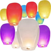 IRmm 20 Pack Chinese Lanterns Suitable for Beautiful Weddings, Birthdays, and Memorial Paper Lanterns Activities Paper Lantern - Multi-color