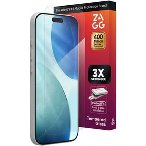 ZAGG InvisibleShield Apple iPhone 17 & 16 Pro Glass Shield Clear Screen Protector, PerfectFit Installation, 3x Stronger Glass, Impact & Scratch Protection