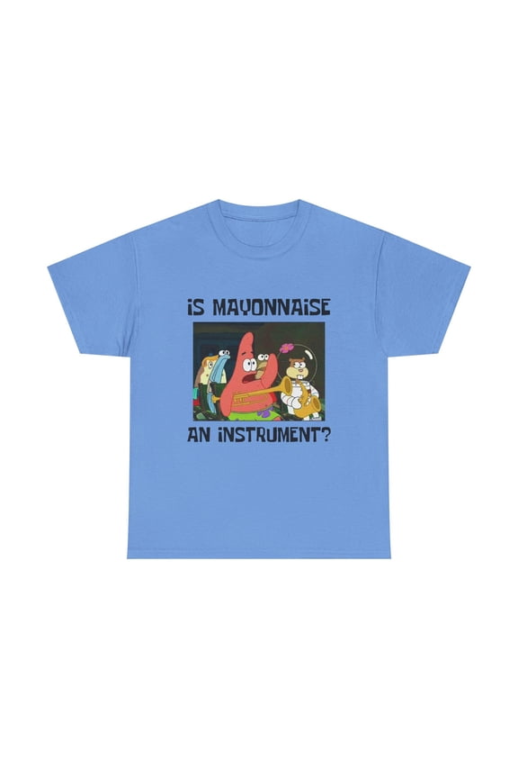 IS MAYO INSTRUMENT Patrick Star T-Shirt | Funny SpongeBob Meme Tee | Graphic Shirt | 90s Cartoon Nostalgia Tee | Unisex Meme T-Shirt