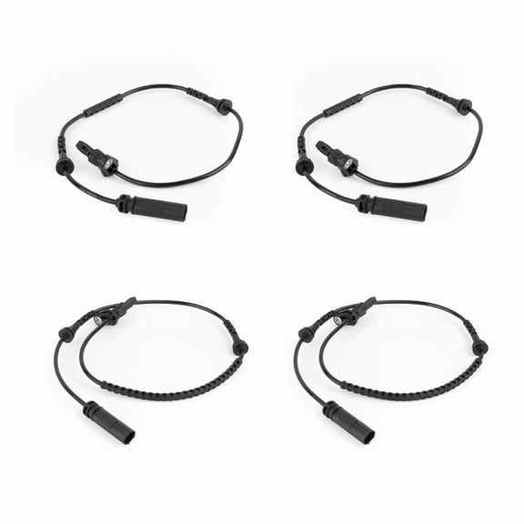 ISA ABS Wheel Speed Sensor Front & Rear Left & Right for BMW 2.0L 2019-2024 Mini Cooper 2.0L 1.5L 2019-2023 Replacement for ALS3221 34526880757 34526895882 ALS3310 Set of 4