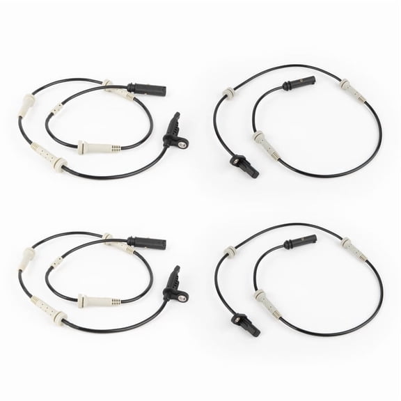ISA ABS Wheel Speed Sensor Front & Rear Left & Right for 2017-2019 BMW 530i L4 2.0L Replacement for ALS3141 34526859602 34526874637 ALS3137 Set of 4
