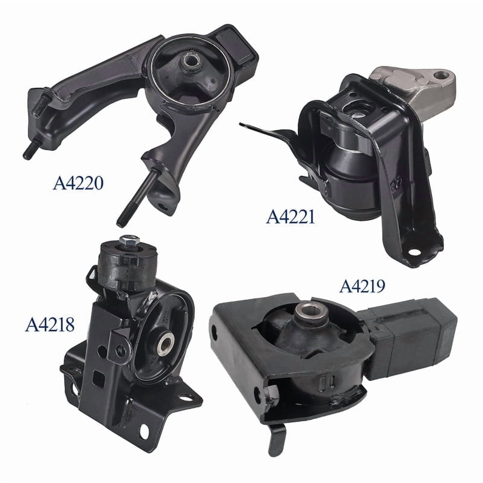 Set of 4 ISA Engine Motor Mounts Compatible with 2003-2008 Toyota