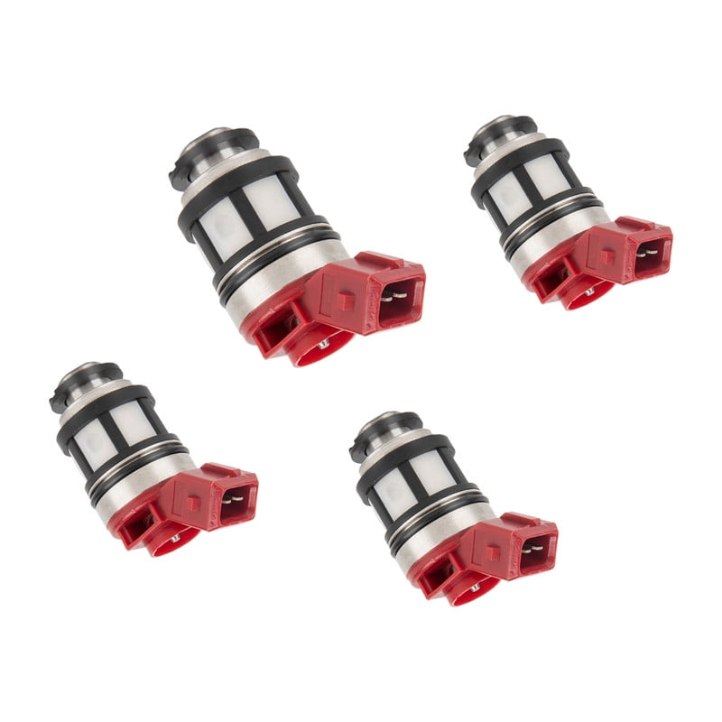 ISA Fuel Injector 1 Hole For Nissan D21 1993 1994 Pickup 1995 1996 l4 2.4L Replacement for FJ609 FJ-609 1660072P00 1660072P10 Set of 4
