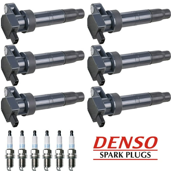 ISA Ignition Coil and Denso Spark Plug Compatible with Hyundai Santa Fe Kia Sorento Sedona UF546 Fits select: 2007-2008 HYUNDAI SONATA GLS, 2006 HYUNDAI SONATA GLS/LX