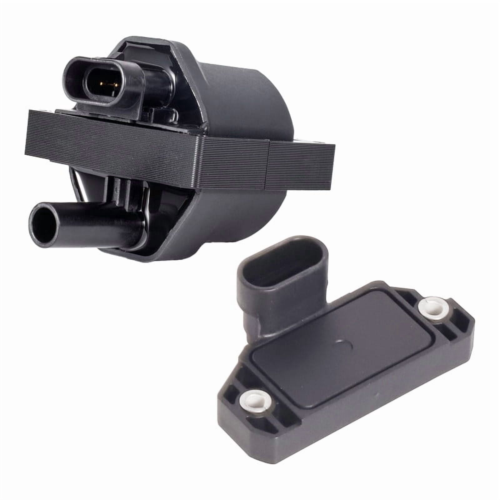ISA Ignition Coil and Module System Compatible with GMC Chevy Chevrolet Pontiac Express 1500 Safari Savanna Silverado Sonoma Blazer Jimmy S10 4.3L 5.0L V8