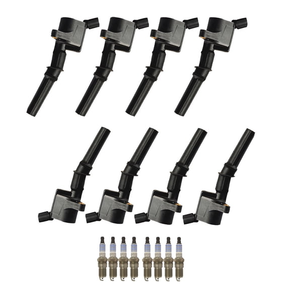 ISA Ignition Coil and Motorcraft Spark Plug Compatible with Ford F150 Expedition 5.4L V8 FD503 Fits select: 2002-2004 FORD EXPEDITION EDDIE BAUER, 2000-2001 FORD EXPEDITION XLT