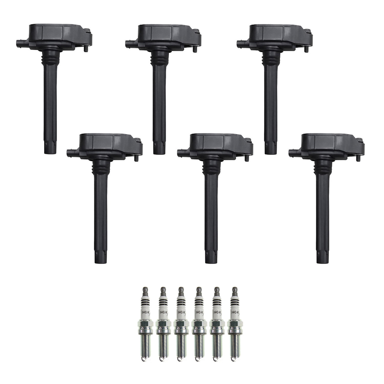 ISA Ignition Coil and NGK Spark Plug Compatible with RAM 1500 Jeep