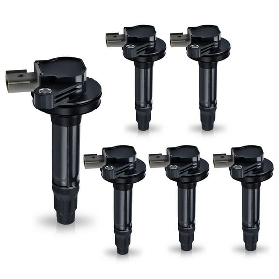 ISA Ignition Coil Packs Compatible with Ford 2010-2012 Flex 2010-2012 Taurus Lincoln 2010-2012 MKS 2010-2012 MKT 3.5L V6 Coil for UF612 UF-612 GN10843 Set of 6