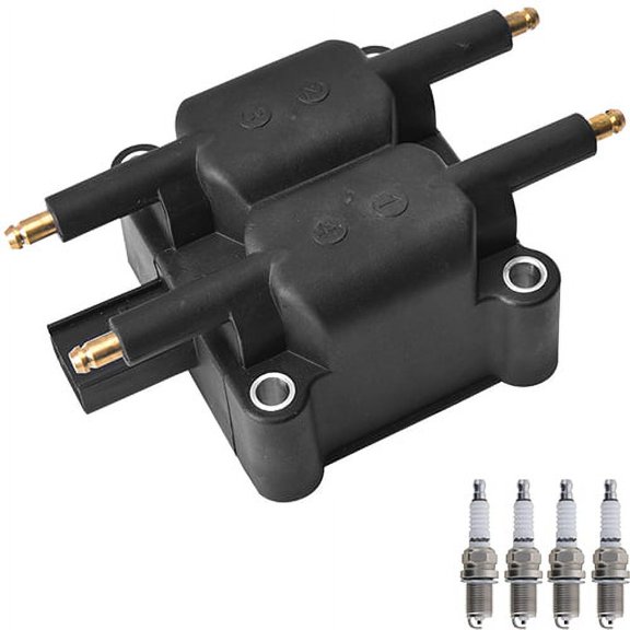 ISA Ignition Coil and Autolite Spark Plug Compatible with Chrysler PT Cruiser Dodge Neon UF189