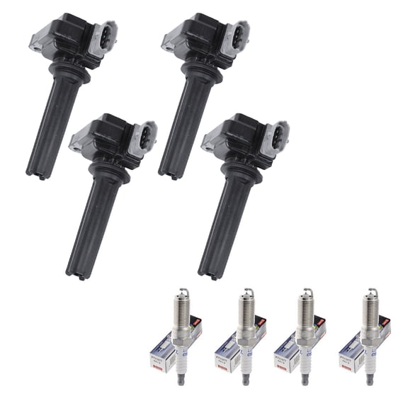 ISA Ignition Coils and Denso Spark Plugs Compatible with Chevrolet Cobalt Saturn Ion 2.0L UF492 Fits select: 2006-2007 CHEVROLET COBALT SS, 2005 CHEVROLET COBALT SS SUPERCHARGED