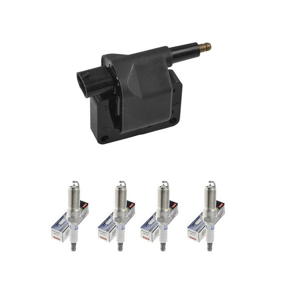 ISA Ignition Coils and Denso Spark Plugs Compatible with Ford Escort Mercury Mystique 2.0L C435 C506 Fits select: 1998-1999 FORD ESCORT SE, 2000-2003 FORD ESCORT ZX2