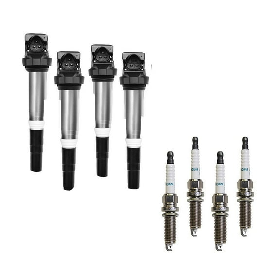 ISA Ignition Coils and Denso Iridium Spark Plugs Compatible with Mini Cooper Countryman 1.6L UF667 Fits select: 2007,2011 BMW 328 I