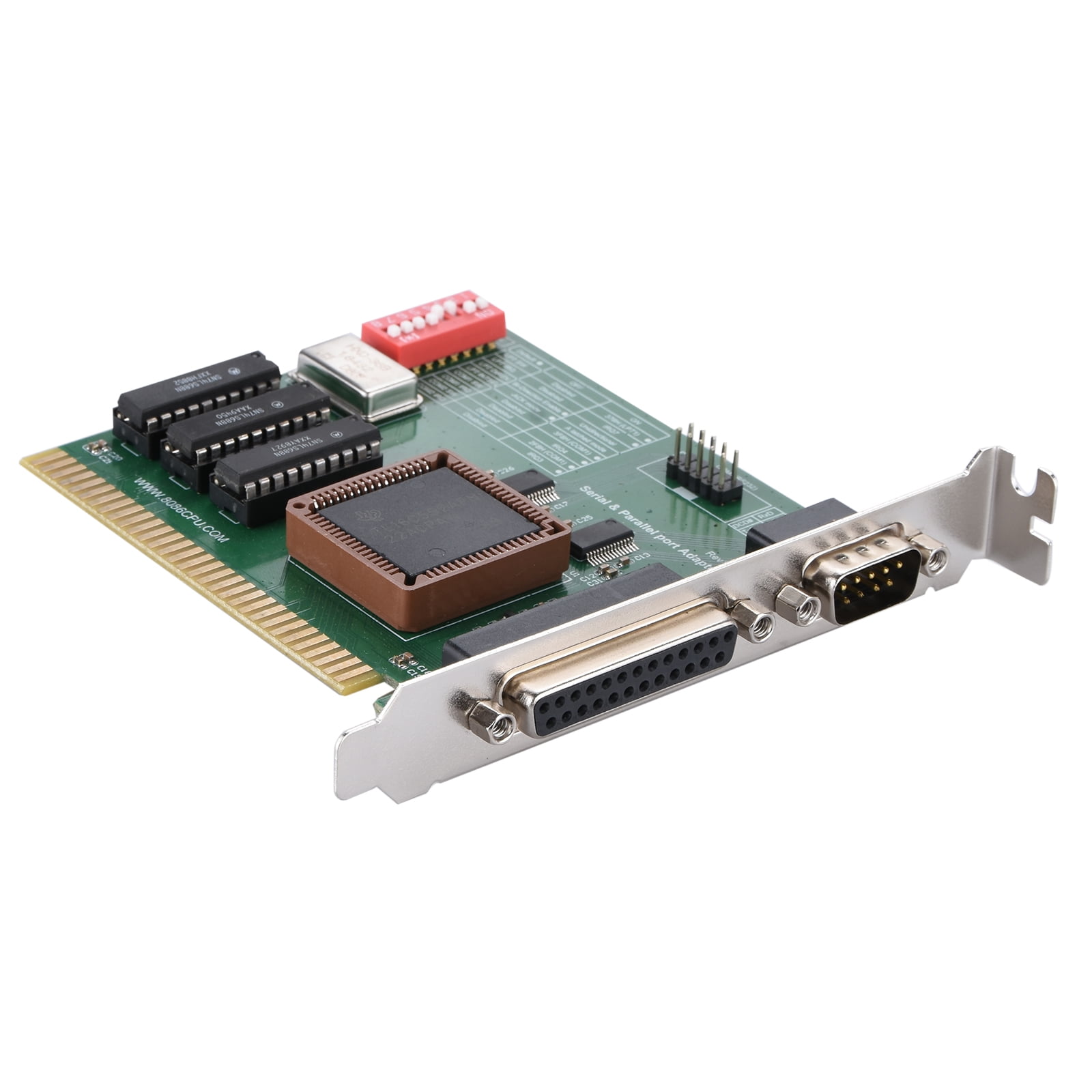 ISA Interface Card with Dual Serial Ports and Parallel Port RS232