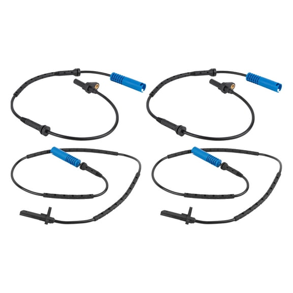 ISA Front Rear Left / Right ABS Wheel Speed Sensor for 2009-2012 BMW 328i xDrive l6 3.0L Replacement for ALS1830 ALS1845 Set of 4