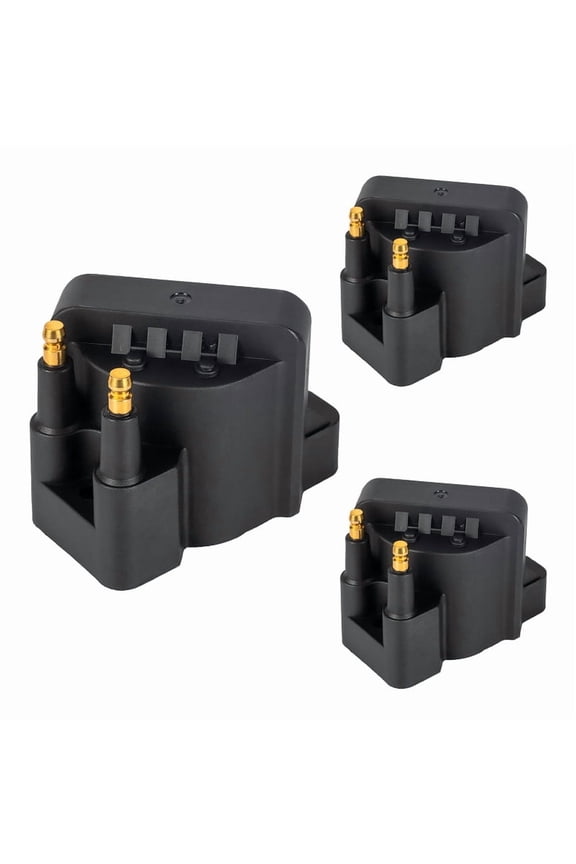 ISA Set of 3 Ignition Coil Pack For Buick Cadillac Chevy Oldsmobile Pontiac Malibu Passport Allure Camaro Impala Bonneville Grand Prix Firebird 3.8L V6 Replacement for C849, DR39, 5C1058, D555