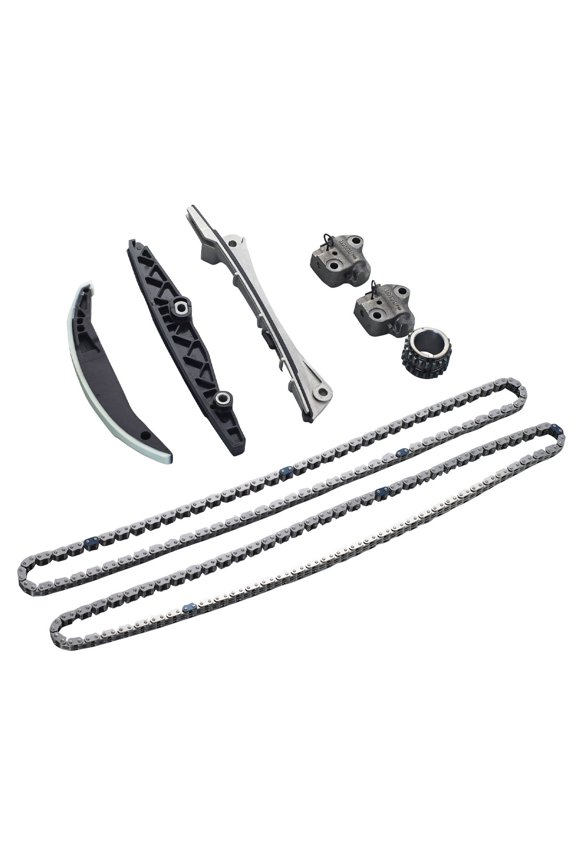 ISA Timing Chain Kit (9 pcs) Compatible with 2001-2008 Ford Escape 2001-2011 Mazda Tribute 3.0L V6 Replacement for 9-0708S, 76142, TS20393