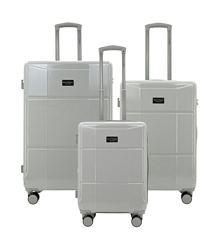 Isaac Mizrahi Aero 3-Piece Hardside Luggage Set Lightweight and