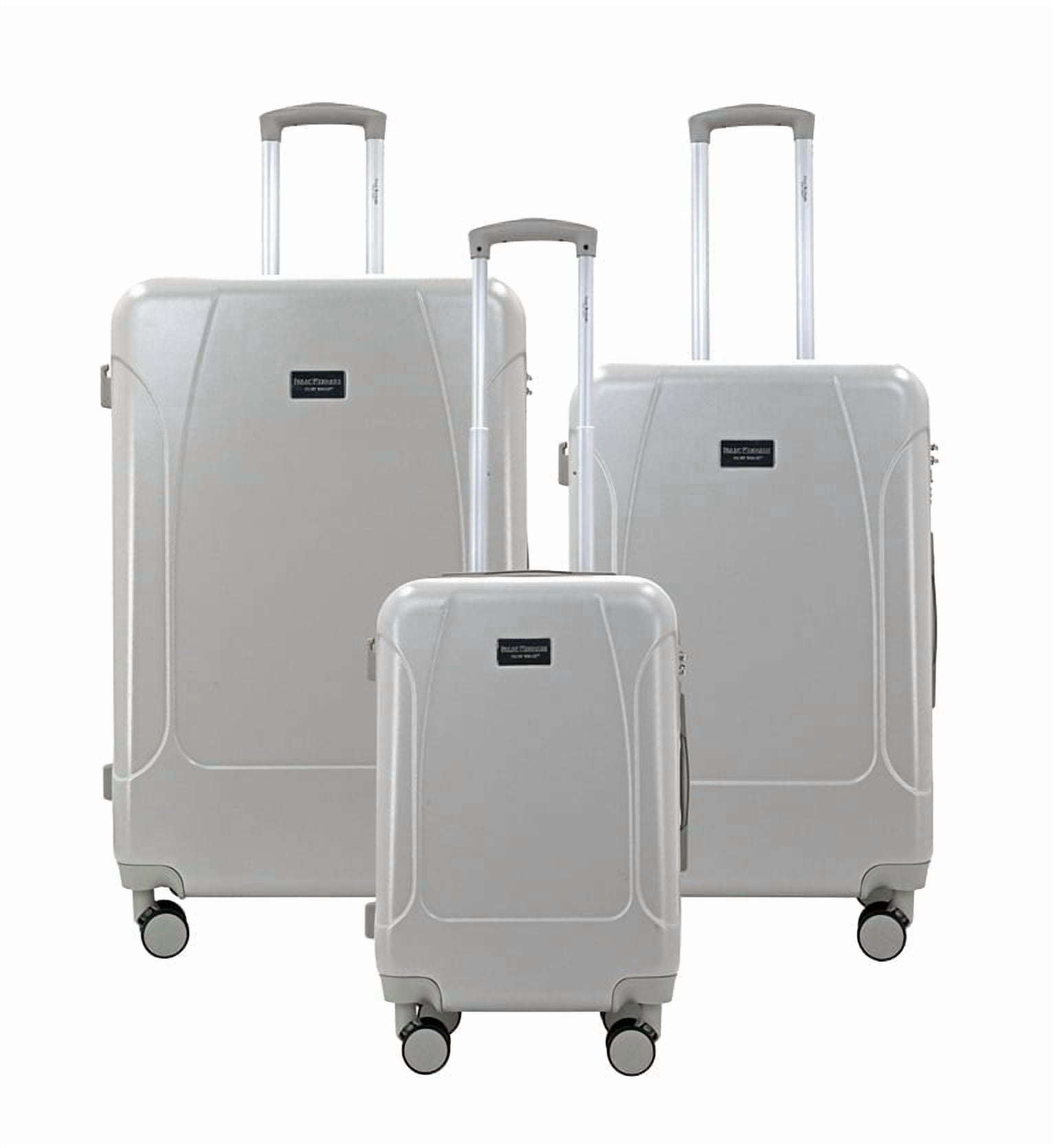Isaac Mizrahi Luna 3-Piece Hardside Luggage Set Lightweight and