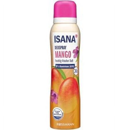 ISANA MANGO deodorant spray 0% ALUMINUM 150ml