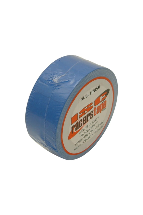 Dull-Finish Racer's Tape: 2 in x 27-1/2 yds. (Electric Blue)