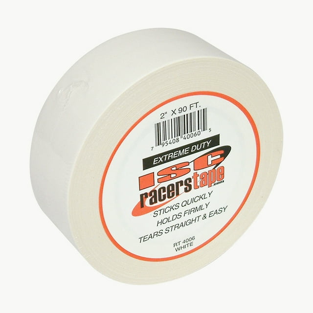 ISC Extreme-Duty Racer's Tape: 2 in x 30 yds. (White)