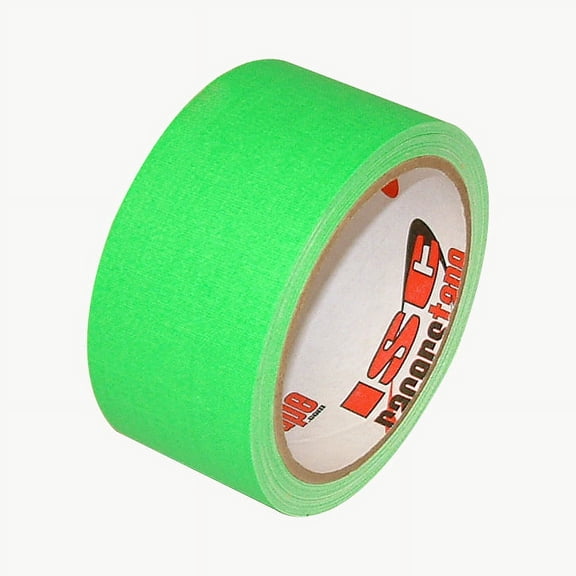 ISC Neon Dull-Finish Racer's Tape: 2 in x 30 ft. (Fluorescent Green)