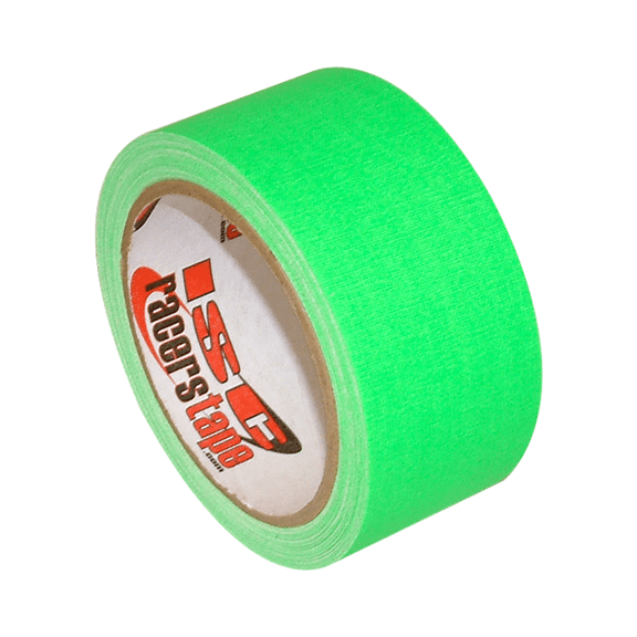 ISC Neon Dull-Finish Racer's Tape: 2 in x 50 yds. (Fluorescent Green)