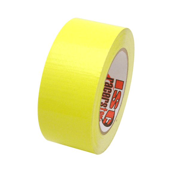 ISC Neon Standard-Duty Racer's Tape [Duct Tape]: 2 in. (48mm actual) x 30 ft. (Fluorescent Yellow)