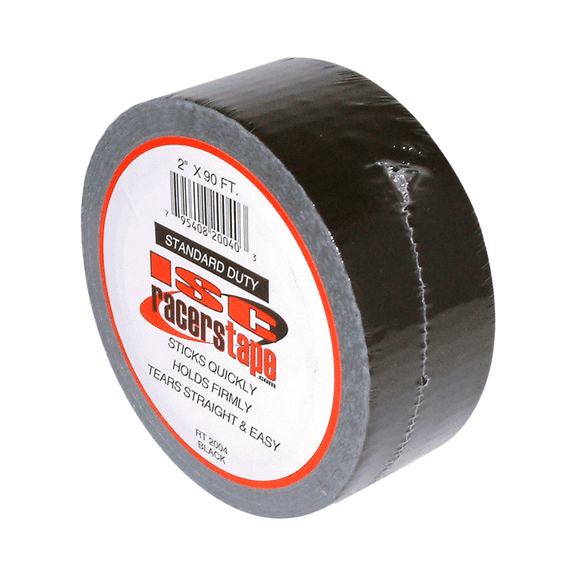 ISC Standard-Duty Racer's Tape: 2 in x 60 yds. (Black)