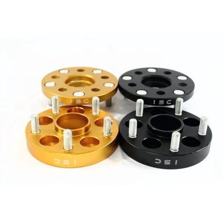 ISC Suspension Wheel Adapters Gold 5x100-5x114 Subaru 15mm 2 Pair