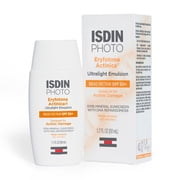 ISDIN Eryfotona Actinica Zinc Oxide and 100% Mineral Sunscreen Broad Spectrum SPF 50+, No White Cast, Suitable for Sensitive Skin, travel-size 1.7 Fl Oz