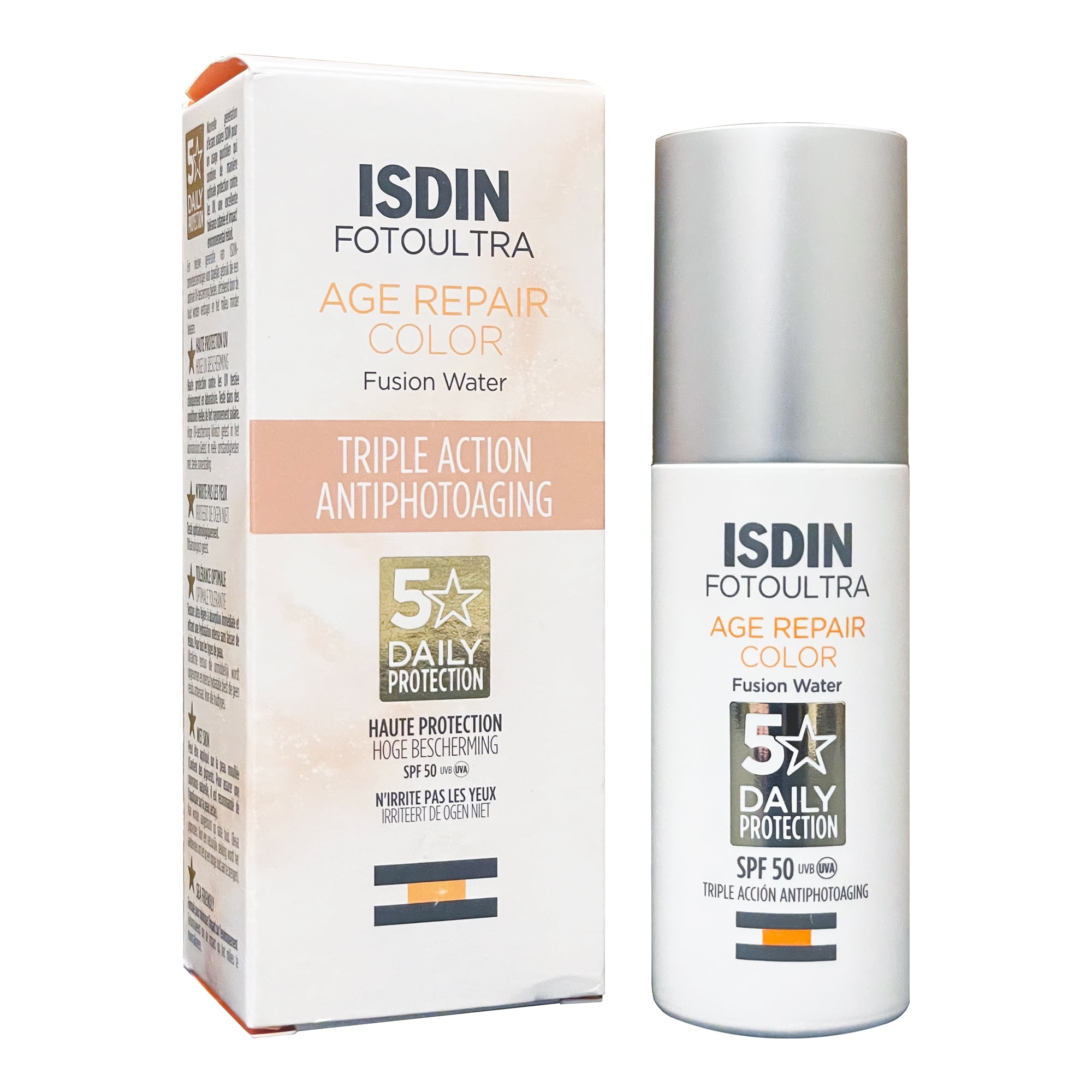 ISDIN FotoUltra AGE REPAIR ColorTinted Solar Sunscreen Fusion Water