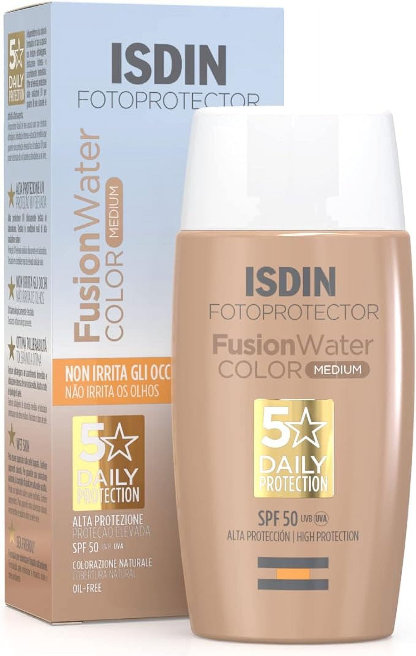 ISDIN Fotoprotector FUSION WATER COLOR Medium Tinted OilFree Sunscreen