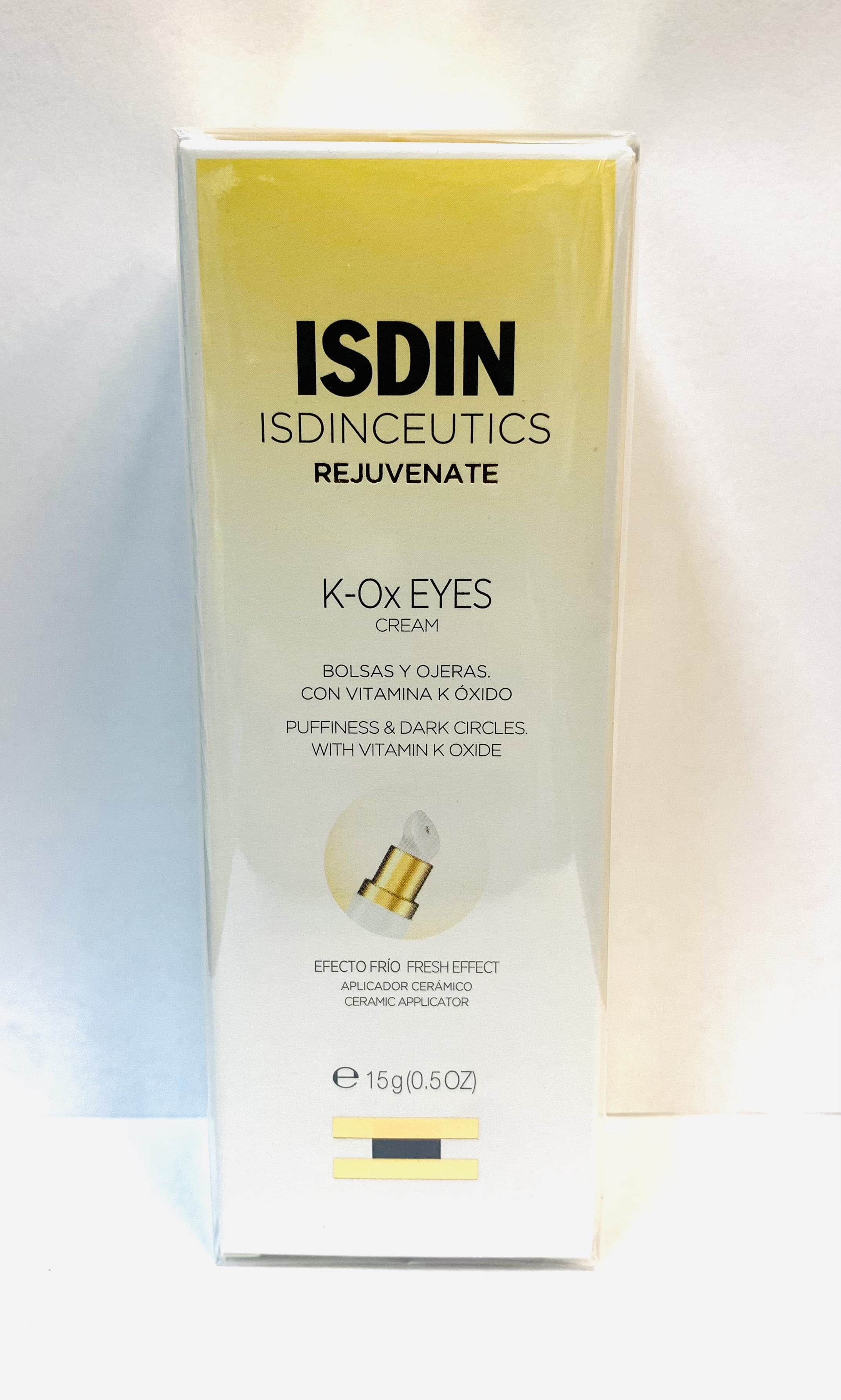 ISDIN KOx Eye Cream for Puffiness, Dark Circles & Fine Lines Reduction