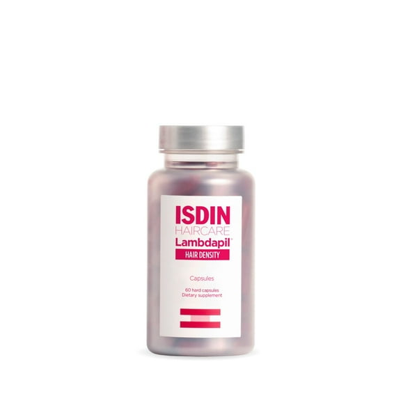 ISDIN Lambdapil Hair Density Capsules: Hair Thickening Vitamin Capsules for thinning hair, 60 Capsules.