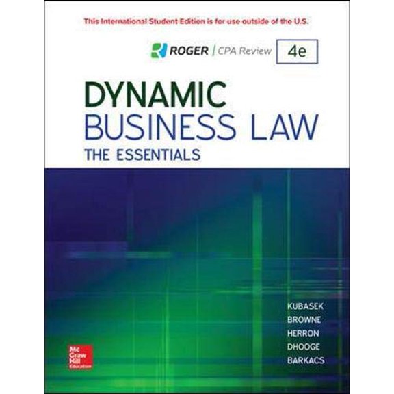 Pre-Owned Dynamic Business Law: The Essential 4th Edition (Paperback) 1260091791 9781260091793