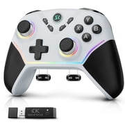 ISHAKO Wireless Game Controller for PC, Switch, Android - Bluetooth/2.4G Connection