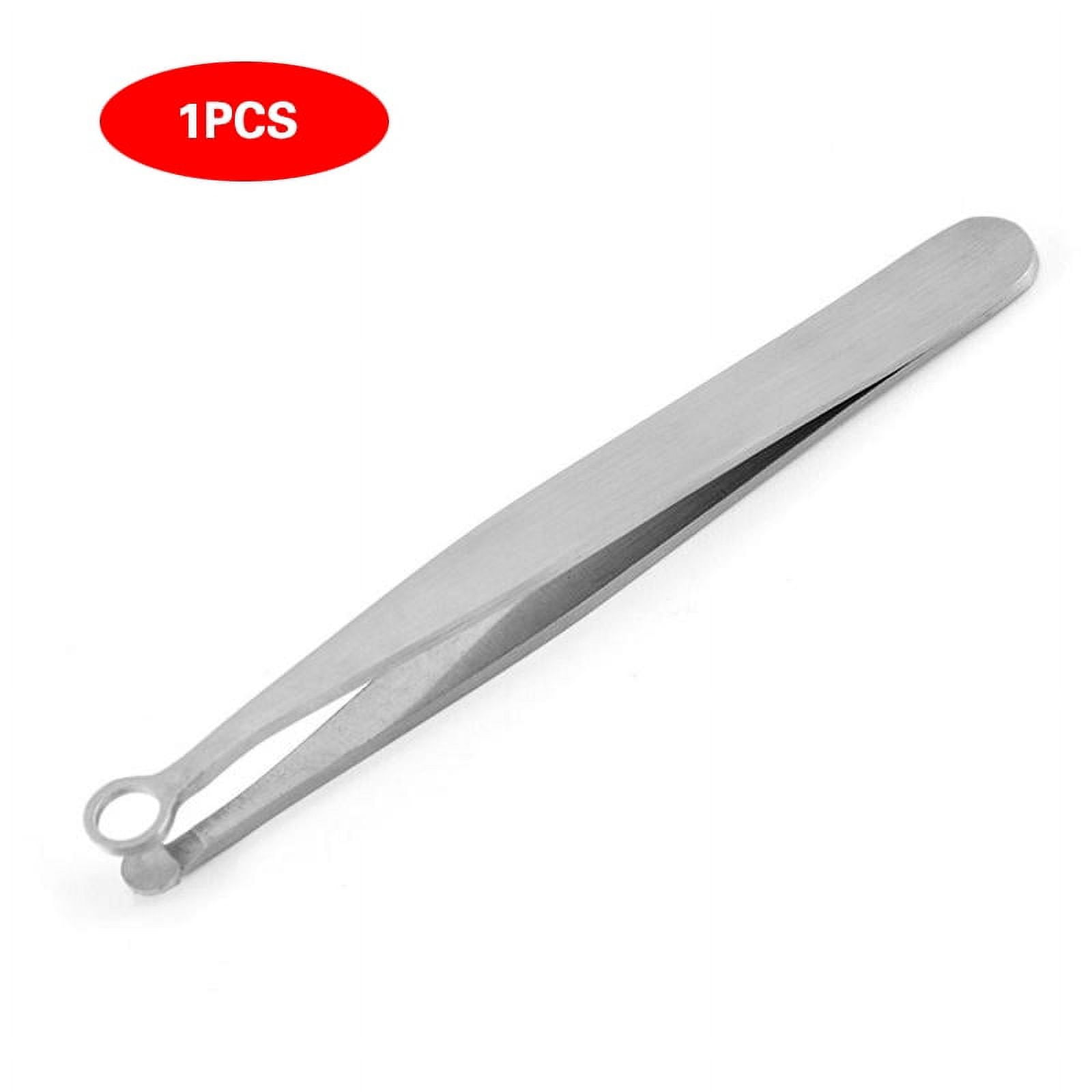 ISHANTECH 1Pc Universal Nose Hair Trimming Tweezers,Stainless Steel