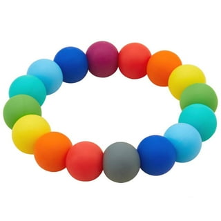 Rubber beads for teething sales