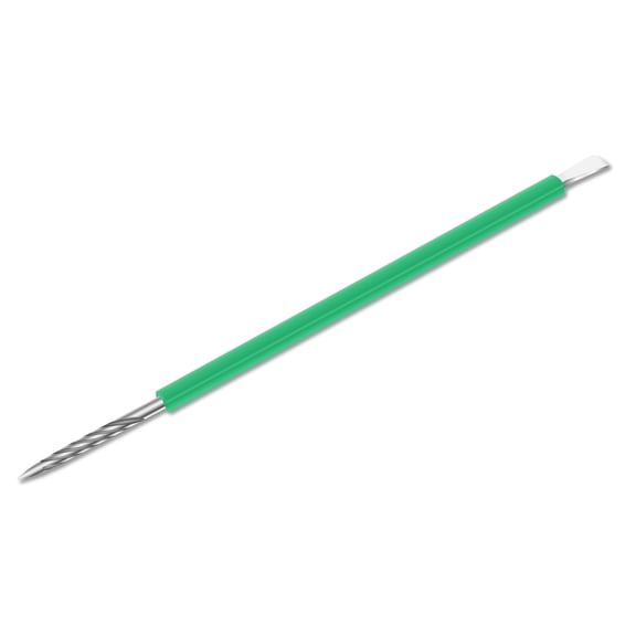 ISIS CUTELARIA Pusher and Stick Stainless Steel with Silicone Cover (Palito e Espatula Bastao Cores)