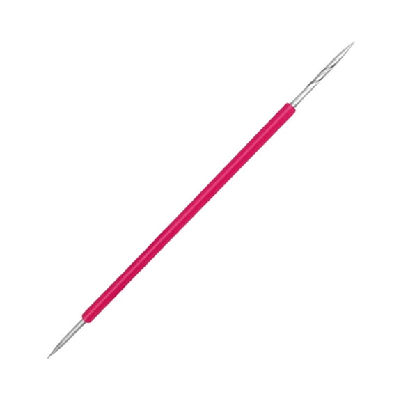 ISIS CUTELARIA Toothpick Double-End Stick with Pink Silicone Cover pointed tip Pusher (Palito Bastao) (ISIS015)