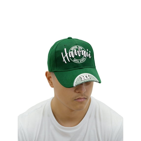 ISLAND CREW HAWAII CAP: Since 1959 Hawaii Green