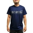 thumbnail image 1 of ISLAND CREW HAWAII: Cool T-shirts Honu, Medium, Navy, 1 of 4